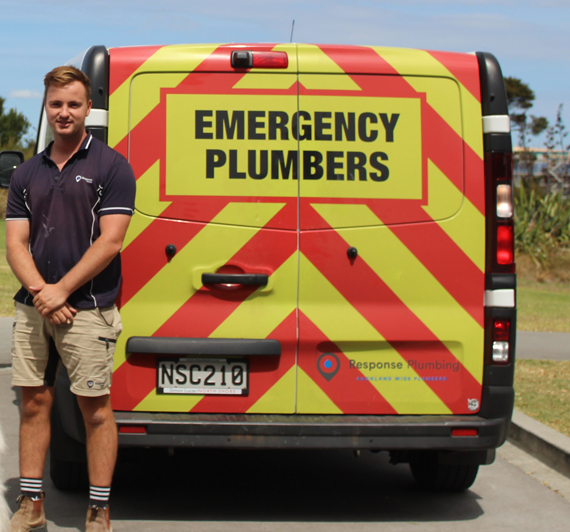 emergency plumber with van