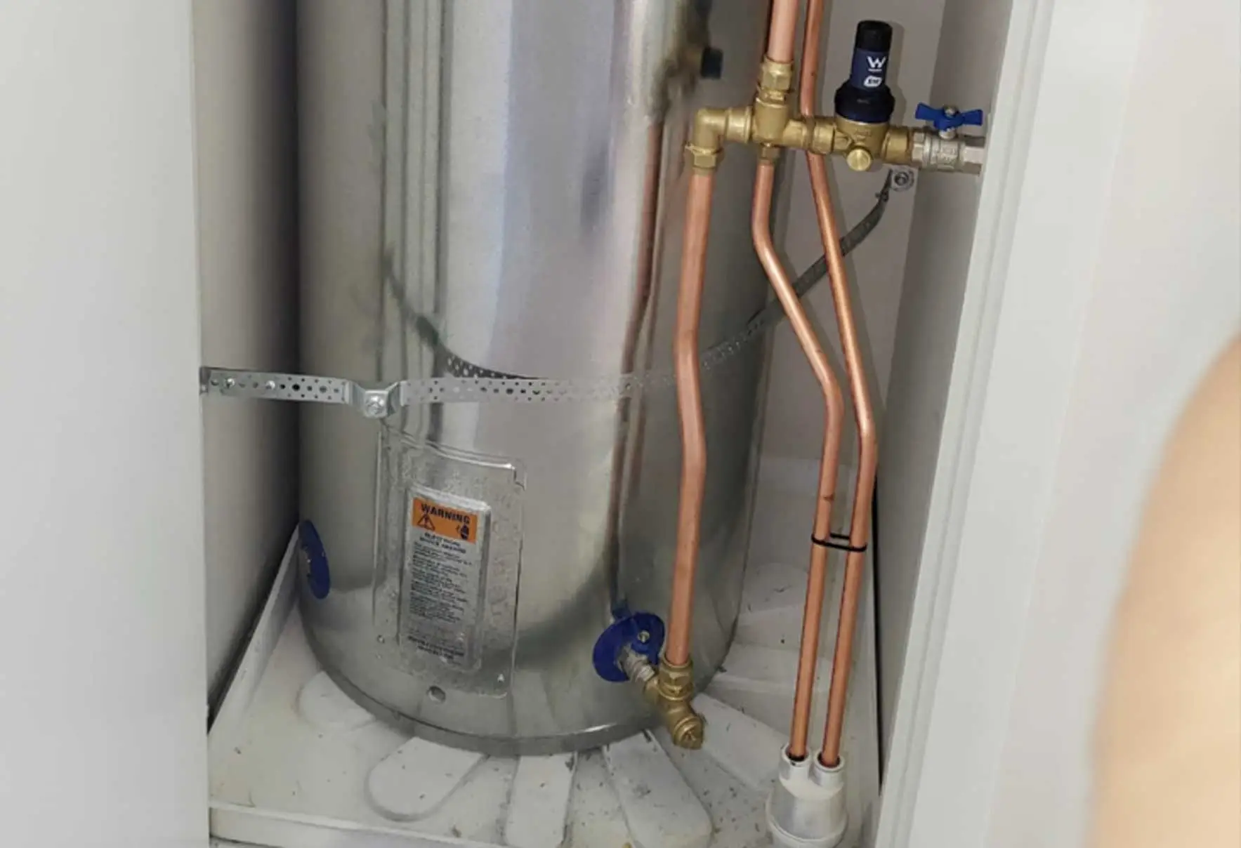 water leaking from the hot water cylinder valve